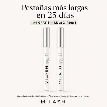 Serum Reparador de Pestañas Milash — Más largas y densas en 25 días · 0 Prostaglandinas
